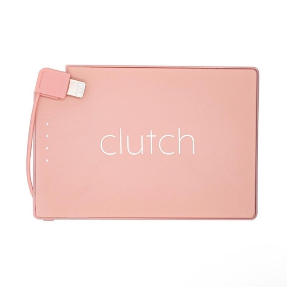 Clutch Pro Portable pink iPhone lightning Charger NWT in box